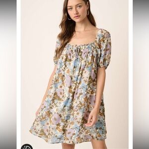 NWT Mittoshop Floral Print Women's Dress with Pockets